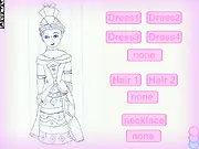 Baroque Paperdoll Dress Up free online historical fashion game 1690s court dresses