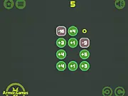 Sum Tracks 2 game screenshot, numbered gray square tiles, mathematical operation circles on a logic track, brain puzzle game