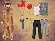 Chain Dress Up game free online, alternative fashion style, unique clothes and accessories on PlayArcadeHub