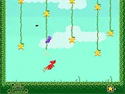 Lift Up free online arcade game, collecting star fruit, high-flying jumping fun with Rocket