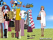 Italian Style Dressup free online game, girl in stylish Italian fashion, European elegance