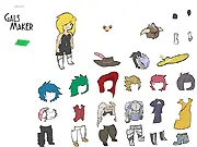 Gals Maker free online character creator game, perfect gal design, dress up and style
