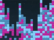 Tile Break free online game screenshot, colorful clustered puzzle tiles, cluster-destroying puzzle game