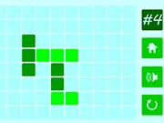 One Color Puzzle free online game screenshot showing a grid of squares that must be changed to one color