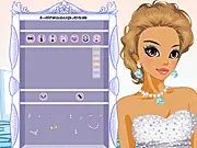 City Hall Wedding Dressup game, free online bride style, beautiful wedding dress and jewelry, play dress up on PlayArcadeHub