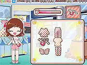 Fashion Stylist Challenge free online dress up game screenshot, fast-paced makeover