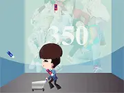 Song Yunhyeong Catching Nivea Lipbalms free online K-Pop arcade game