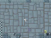 Mouse of Shift free online action-platformer screenshot showing a small mouse character navigating a minimalist castle level using the shift mechanic, play on PlayArcadeHub