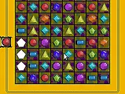 Jewel Blaster online game screen, match-3 jewel puzzle game, free online game with unique mechanics