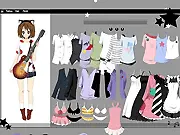 Style Japanese Girl free online game – dress up a Japanese musician in unique styles on PlayArcadeHub
