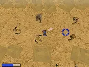 Devastator robot action game screenshot - Free online shooter where robot gains power