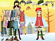 North Polar Girl dress-up game featuring winter fashion and stylish outfits for cold climates.