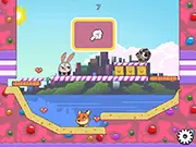 Judy Love Nick game screenshot, featuring Judy Hopps and Nick Wilde from Zootopia, free online puzzle game