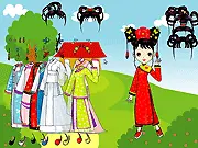 Traditional Korean Girl Dress Up free online game - styling Hanbok fashion and traditional dresses