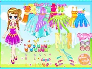 Summer Cutie Girl Dress Up free online game, choosing sunny outfits and swimwear for a summer trip