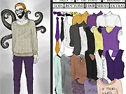 Screenshot of Make Your Own Cecil dress up game, showing a princely male character creator interface with royal clothes and accessories inspired by Agna Palace