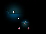 Shadow Born action platformer game screenshot showing a shadowy hero character jumping over a spike pit while attacking an enemy