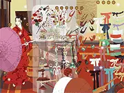 Dress Up Han Beauty free online game featuring an Asian lady in a beautiful traditional outfit and classic hairstyle on PlayArcadeHub