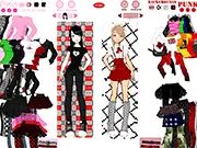 Play Emo v Punk Version 2 free online, dress up game with Emo and Punk fashion clothes and accessories