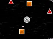 Polygon Invasion game screenshot showing a central player ship firing bright bullets at waves of incoming hostile polygon shapes (triangles, squares, hexagons); Play Polygon Invasion free shooter game