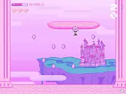 Candy Bounce game screen showing various colorful candies and sweets bouncing and falling onto a character or collector platform.