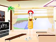 Multimedia Room Designer game screenshot, decorating a home cinema or gaming room, play free online design game