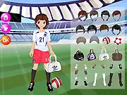 Young Soccer Dressup, Soccer Player Dress Up Game