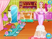Free online game to design your beach wedding dress, customize bridal gown, play free fashion designer game