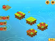 Play Orange Revenge online game, help tomatoes escape the sinking farm from the Darth Vader orange