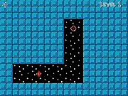 Spaceship Portal free online game, physics puzzle game, guide spaceship into the portal, precision control game