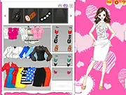 Adorable Date Night Dress Up free online game, create romantic fashion looks, cute outfits for a date