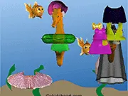 Playing Seahorse Dress Up, customizing a cute seahorse with accessories in a free online game