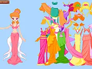 Greek Gown Dress Up game online free ancient fashion toga chiton mythological attire
