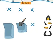 Club Penguin Trivia Quiz free online game on PlayArcadeHub, featuring cartoon penguins.