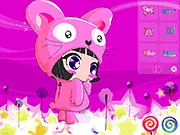 XMas Cartoon character creator online, an adorable customizable cartoon character with Christmas outfits