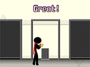 Screenshot of the Behind the Door Memory game showing a row of three colorful doors and a 'reverse' instruction, symbolizing the game's core challenge.