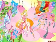 Flower Elf Girl Dress Up game online free fantasy fashion magical outfits accessories
