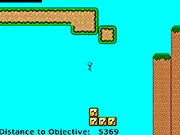 Gameplay screenshot of Jumping to the Top, a challenging precision platformer or rage game played online