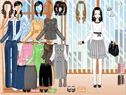 Summer Office Fashion Stylist free online game, girl choosing professional summer work outfit, business casual dress-up game
