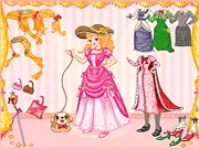 Play Wonderful Princess Dress Up free online, cute girl fashion game, style princess gowns and tiaras