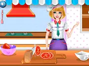 Delicious Cheese Pizza Cafe Online game, cooking game screenshot, making cheese pizza step-by-step free game