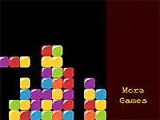 Color Tetris online game screenshot - Falling colored blocks forming lines in a puzzle grid.