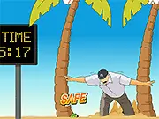 Playing Turtlerun, a turtle driving a stolen sports car to the ocean in a free online racing game