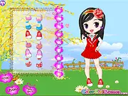 Spring Travelling Student free online dress up game for girls