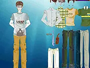 Daniel Dress Up free online game, styling a handsome male character with fashion clothes, makeover game on PlayArcadeHub