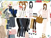 Bright Spring Girl Dress Up game free online, styling a spring-themed outfit