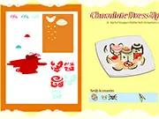 Chocolate Pastry Dress Up game, play free online food decoration, yummy chocolate treats, virtual pastry chef