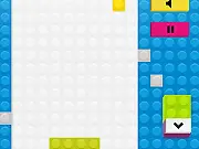 Construction blocks falling and being placed in a line-clearing formation in the Blocketris Classic online game