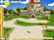Headshire Catch free online game, fun governor resource management game, gather falling resources and coins, play Headshire Catch