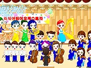 Musical Babies Band free online game, arranging baby musicians to synchronize music, rhythm and timing game on PlayArcadeHub